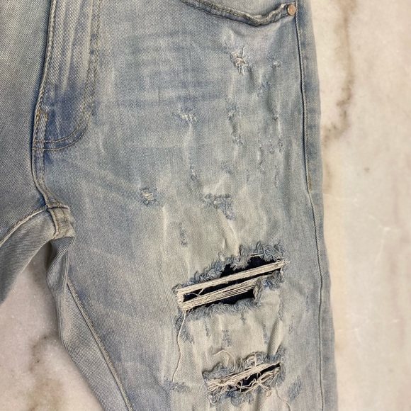 EUC Jordan Craig Sean Fit Distressed/ Repaired - Picture 5 of 15